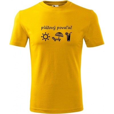 Handel Plážový povaľač žltá