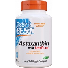 Doctor's Best Astaxanthin with AstaPure 6mg 90 veggie softgels