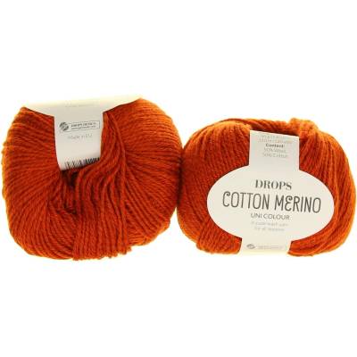Drops Cotton Merino 25 skořicová