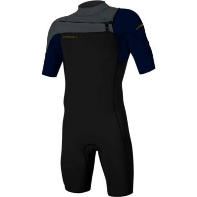 O'Neill Hammer Chest Zip 2 mm S/S Spring black/abyss/graphite