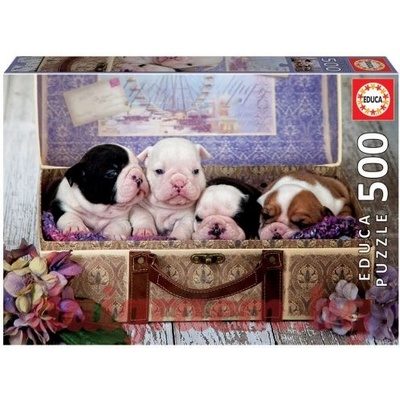 Educa Пъзел educa 19007 - 500 части - Кученца (edu19007)