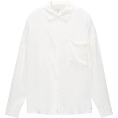 Pull&Bear Блуза бяло, размер L