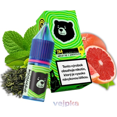 Go Bears Tea Mätový Čaj s Grapefruitom 10 ml 20 mg