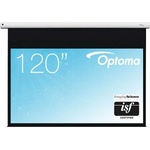 Optoma Електрически прожекционен екран, стена/таван, 265.6 x 149.4 см, Optoma DE-9120EGA, с дистанционно, Формат 16: 9 (DE-9120EGA) Прожекционни екрани