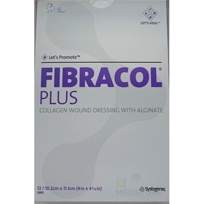 FIBRACOL PLUS kolagénový obväz s alginátom 12 ks