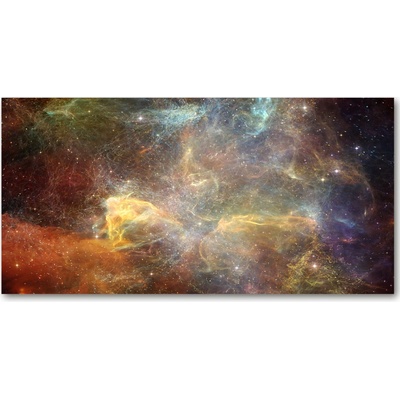 Foto obraz sklenený horizontálny tropická pláž 100x50 cm