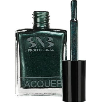 SNB Лак за нокти snb Детелина, зелен, брокат, 15 мл (nlt31)