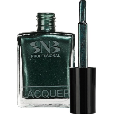SNB Лак за нокти snb Детелина, зелен, брокат, 15 мл (nlt31)
