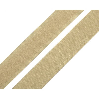 Stoklasa Suchý zip háček + plyš 740843/101 béžový, šířka 2cm (v metráži)