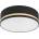 LAMKUR Плафон SIRJA STRIPE 4xE27/15W/230V Ø 45 см черен (LA48246)