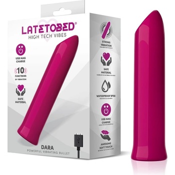 LATETOBED Dara Powerful Vibrating Bullet Magenta