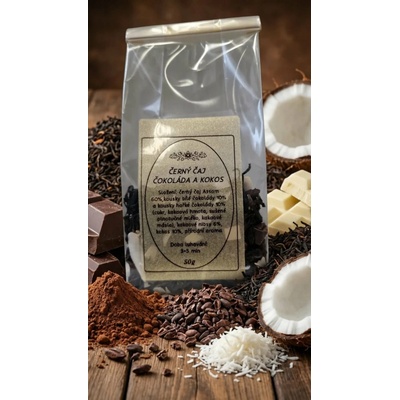 Golden Leaf Černý čaj s čokoládou a kokosem 50 g