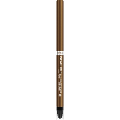 L'Oréal Paris Dlouhotrvající gelové oční linky Infaillible Grip 36h Gel Automatic Liner 12 Bronzed Expresso 5 g – Zbozi.Blesk.cz