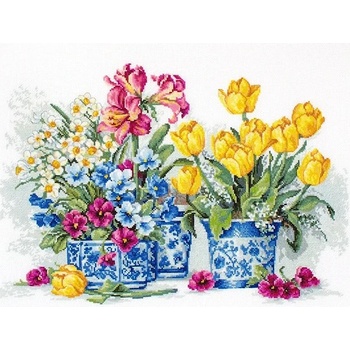 Luca-S Пролетна градина - гоблен със схема b2385