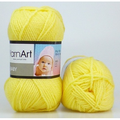 Yarn Art příze Baby 315 žlutá
