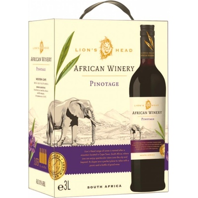 African Winery Pinotage 10% 3 l (karton)