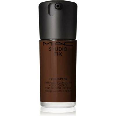 Mac Cosmetics Studio Fix Fluid SPF 15 24HR Matte Foundation + Oil Control matující make up SPF 15 NW63 30 ml