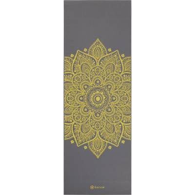 GAIAM Постелка за йога Gaiam 6 mm Premium Printed Yoga Mat Yoga mat - Citron Sundial - размер 61 x 173 x 0, 6 cm (801-0143-0111)