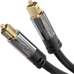 KabelDirekt - 5x TOSLINK cable, optical audio cable - 1.5m - fiber optic cable for soundbar (TOSLINK to TOSLINK, digital S/PDIF cable, stereo system/amplifier, home cinema, Xbox One/PS4) - 1563 (B0BV2Z4VVY)