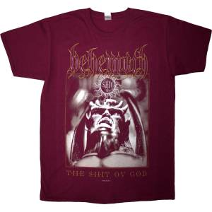 Behemoth The Shit Ov God Cover (Back Print) Red L Риза (BEHETS12MR03)