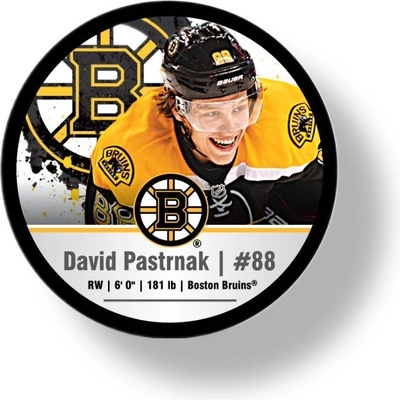 Inglasco / Sherwood Puk David Pastrňák #88 Boston Bruins NHLPA