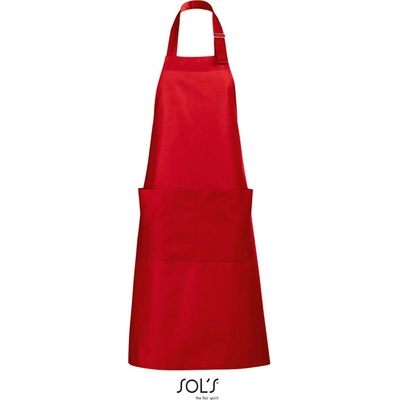 SOL's Collection Zástěra Gala s laclem COT25801000499-red
