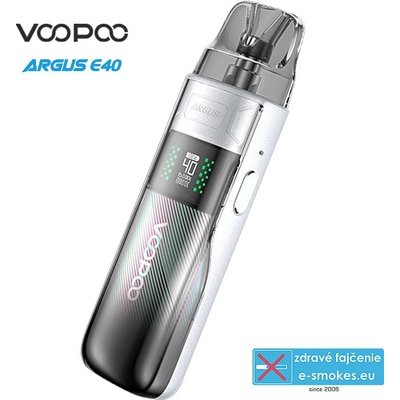 VOOPOO ARGUS E40 1800 mAh Pearl White 1 ks