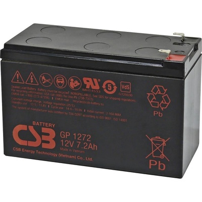 CSB GP1272F1 12V 7.2Ah
