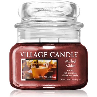 Village Candle Mulled Cider ароматна свещ (Glass Lid) 262 гр