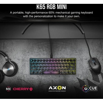 Image 1 of Corsair K65 RGB Mini MX Red US (CH-9194010-NA)