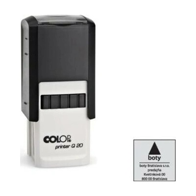 Colop Printer Q20 20x20mm odtlačok fialový