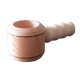 HUKA 2333766 Dřevěný louskáček na ořechy, 12,5x6x5 cm