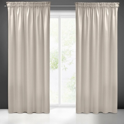 Pierre Cardin ZATEMŇOVACÍ ZÁVES NA PÁSKE PIERRE CARDIN SIBEL 140X270 CM STRIEBORNÁ