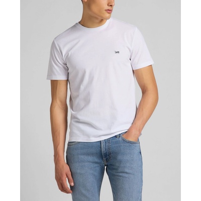 Lee pánské tričko L680CM12 TWIN PACK CREW WHITE