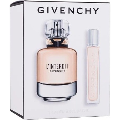 Givenchy L'Interdit подаръчен комплект: EDP 80 ml + EDP 12, 5 ml за жени
