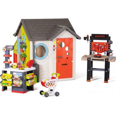Smoby Domeček pro zahradníka Garden House výjimečně rozšiřitelný s pracovním koutkem na zahradě od 24 m