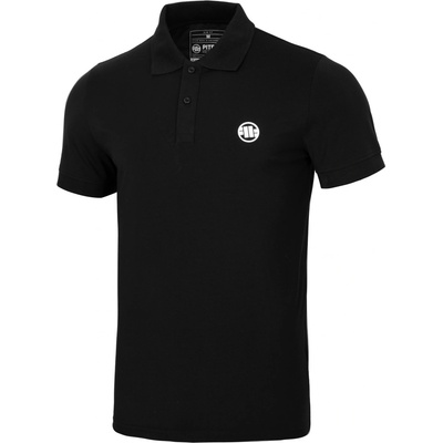 PitBull West Coast pánské triko POLO JERSEY SMALL LOGO černé