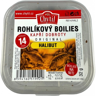 Chytil Rohlíkové Boilies 32g 14mm Halibut