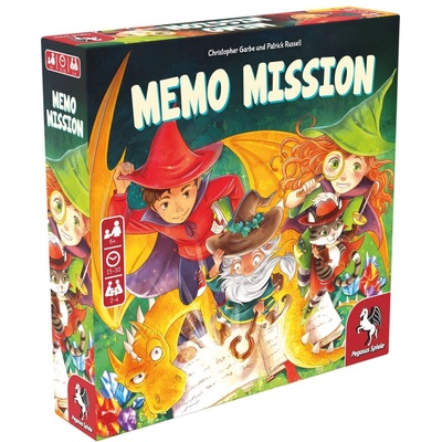 Pegasus Spiele Настолна игра Memo Mission - Семейна (66029G)