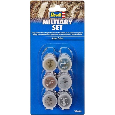 Revell Sada akrylových farieb 39075 Military Set 6 ks