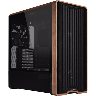 Кутия Lian-Li LANCOOL 217, E-ATX/ATX/Micro-ATX/Mini-ITX, 1x USB Type-C, 2x 170mm вентилатори, 1x 140mm вентилатор, 2x 120mm вентилатори, с прозорец, черна, без захранване (G99.LAN217X.00)