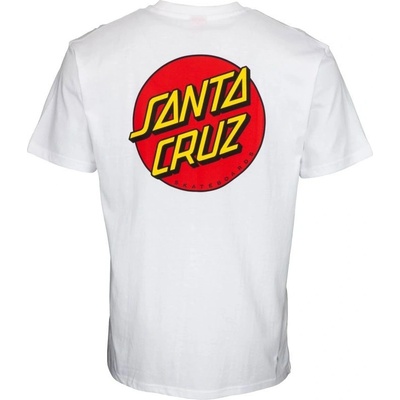 Santa Cruz Classic Dot Chest bílá