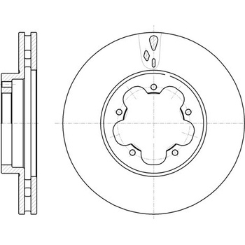 Brzdový kotúč REMSA 61021.10
