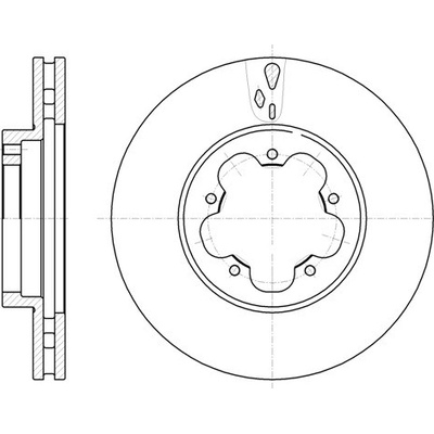 Brzdový kotúč REMSA 61021.10