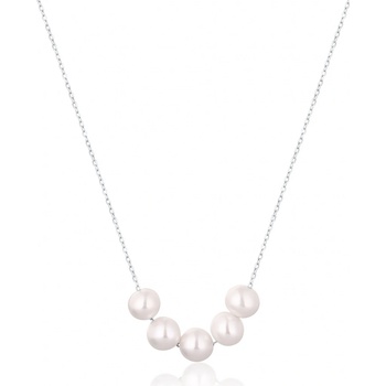 JwL Luxury Pearls Jemný stříbrný s pravými říčními perlami JL0782