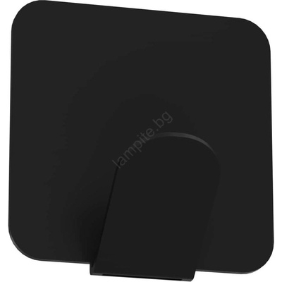 Luminex Стенна закачалка 4x4 см черен (LU9856)
