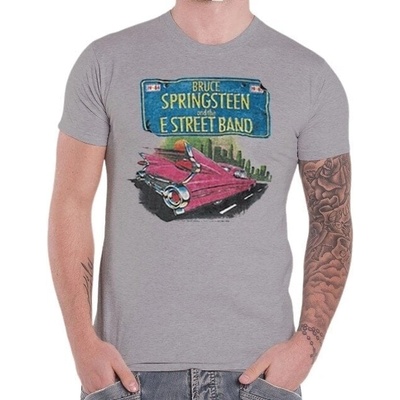 Bruce Springsteen Pink Cadillac Heather Grey S Риза (SPRINGTS01MG01)