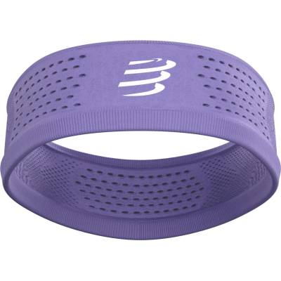 Compressport Лента за глава Compressport Thin Headband On/Off Headband - Aster Purple / White - размер One Size (904-2536-1111)