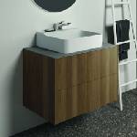 Ideal Standard Керамичен плот за мивка Ideal Standard Atelier Conca 80 см, светло сиво покритие (T3970DI)