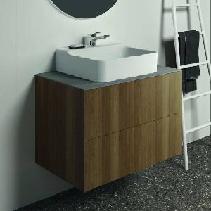 Ideal Standard Керамичен плот за мивка Ideal Standard Atelier Conca 80 см, светло сиво покритие (T3970DI)